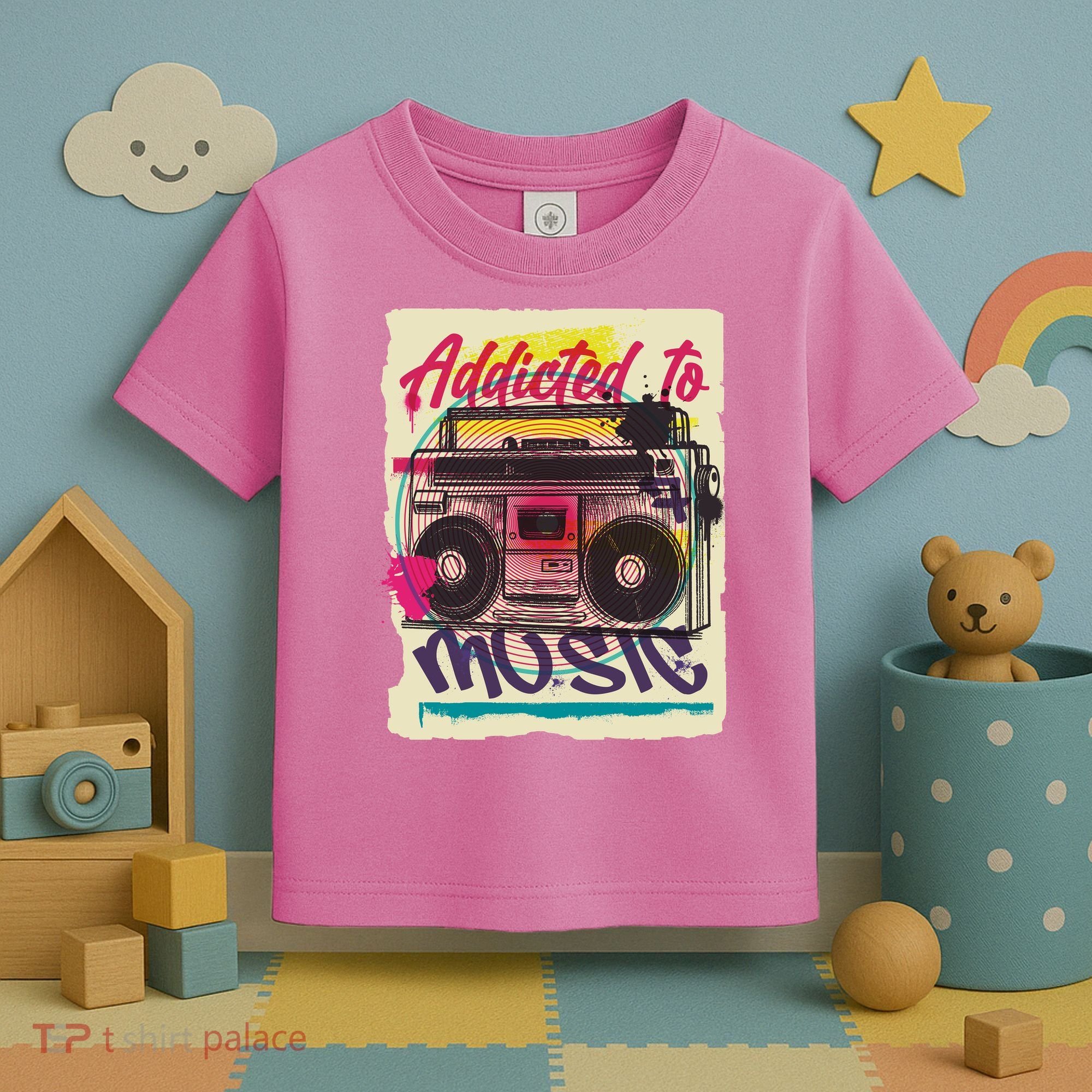 Addicted To Music Toddler T-Shirt