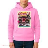 Addicted To Music Kids Hoodie thumb 4
