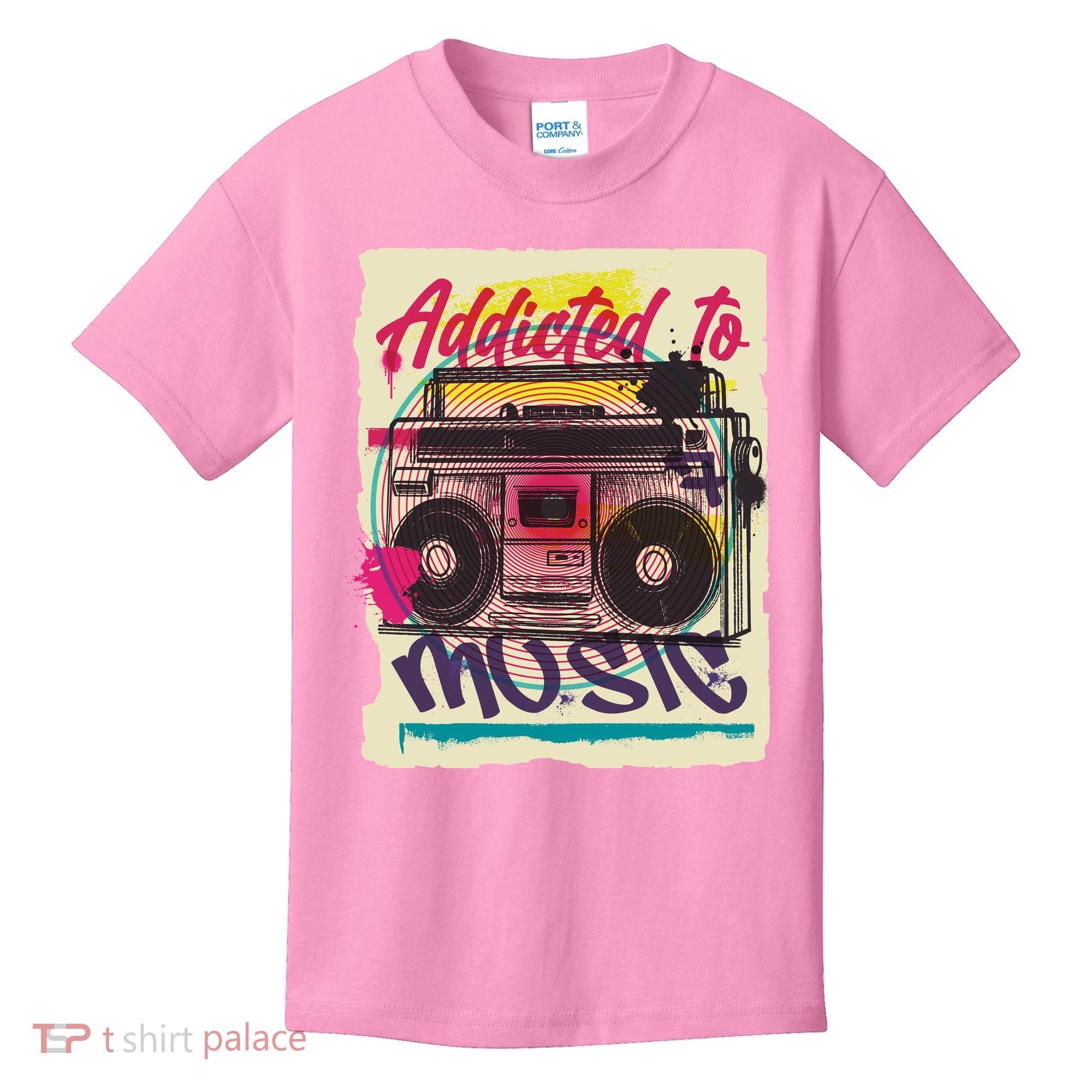 Addicted To Music Kids T-Shirt