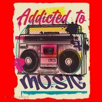 Addicted To Music Santa Hat thumb 1