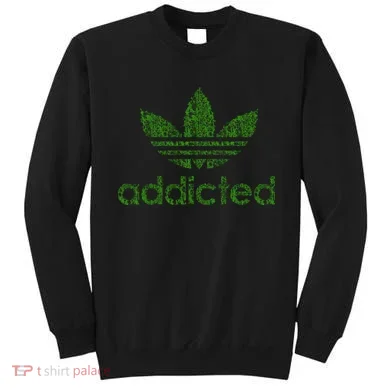 Addicted Weed Logo Sweatshirt