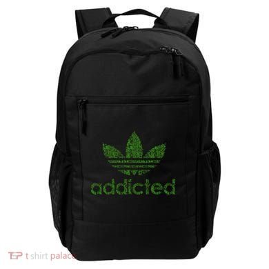 Addicted Weed Logo Backpack