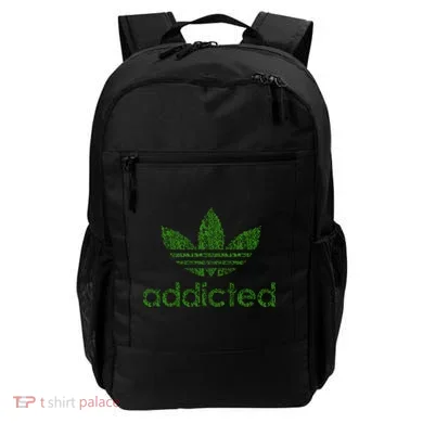 Addicted Weed Logo Backpack