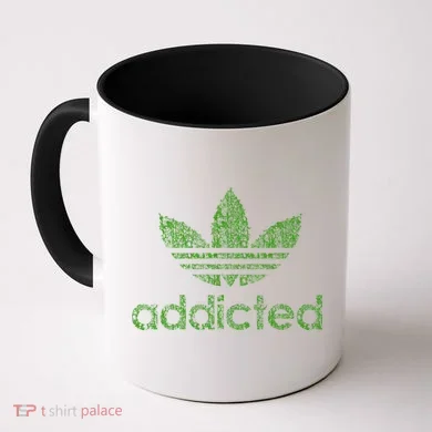 Addicted Weed Logo Coffee Mug