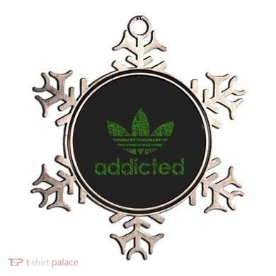 Addicted Weed Logo Ornament