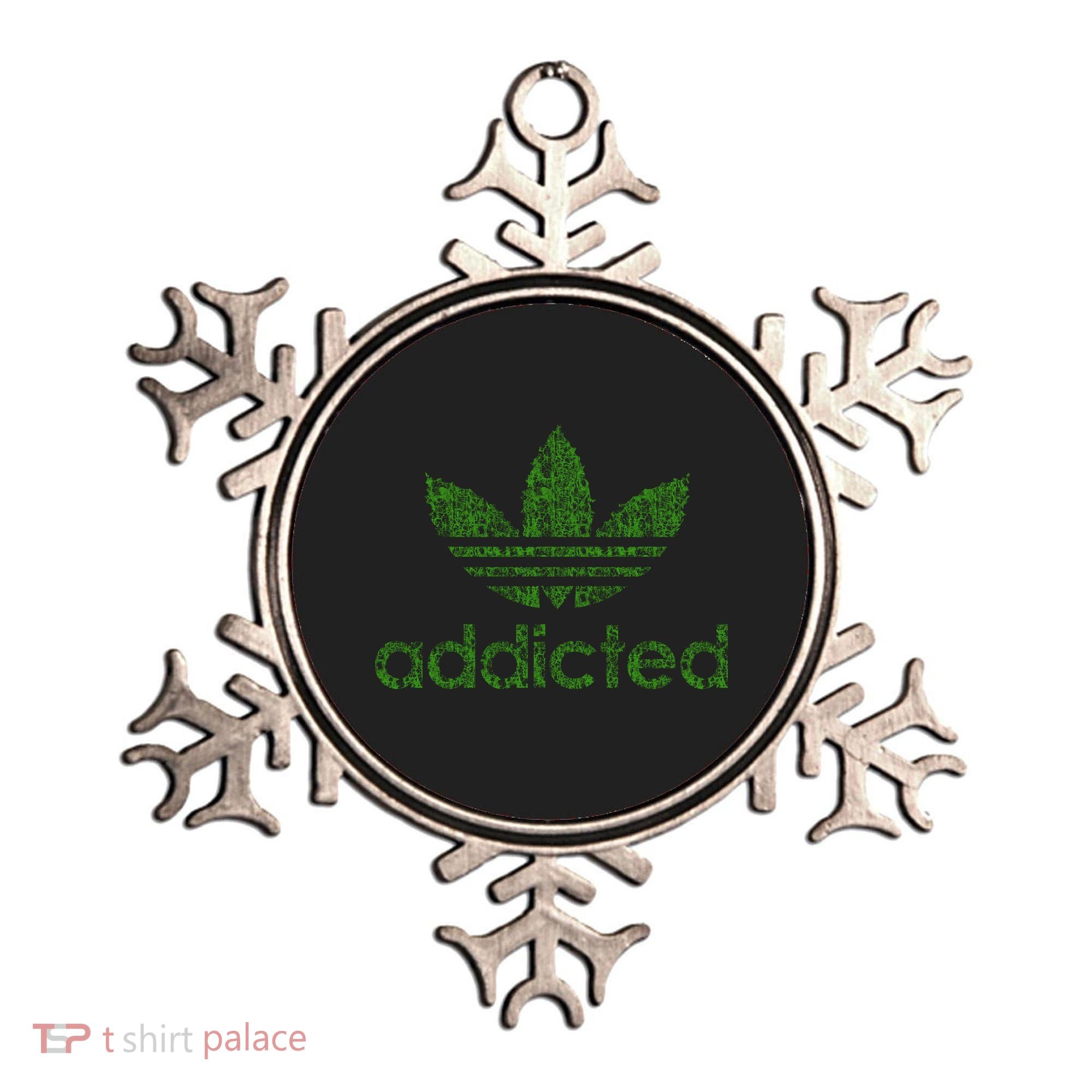 Addicted Weed Logo Ornament
