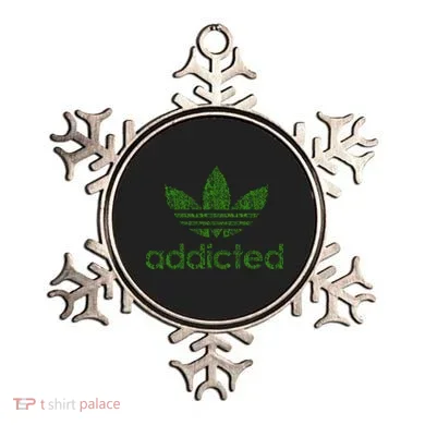 Addicted Weed Logo Ornament