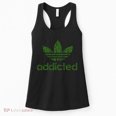 Addicted Weed Logo Women's Tank Top