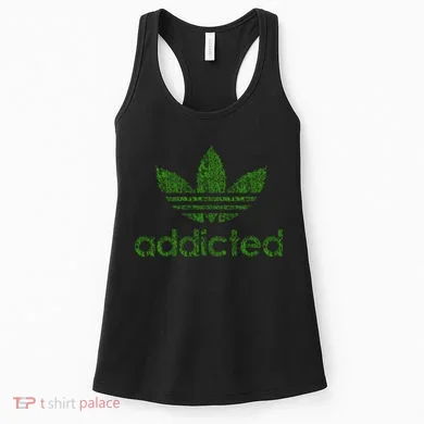 Addicted Weed Logo Women's Tank Top