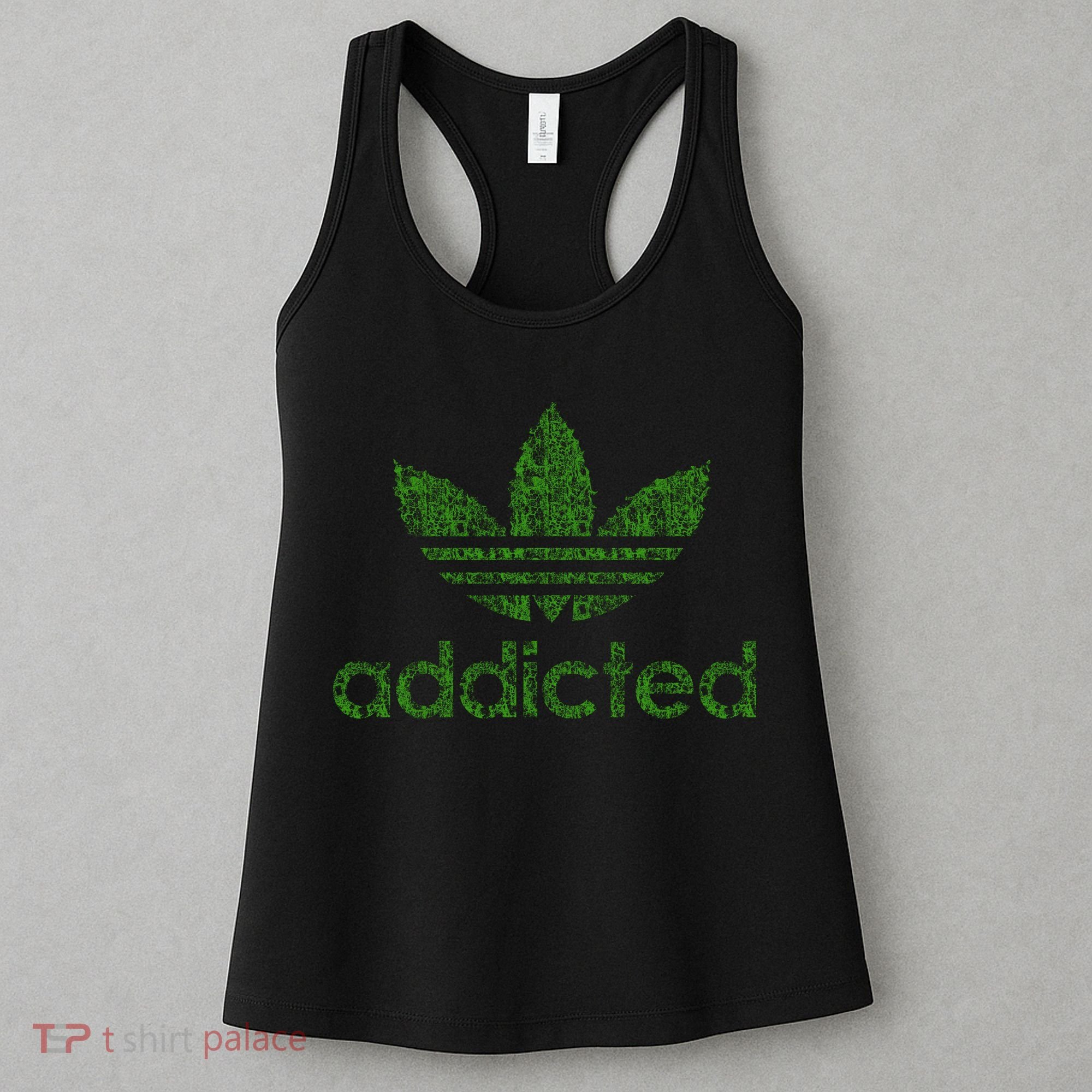 Addicted Weed Logo Women's Tank Top