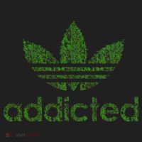 Addicted Weed Logo Hat thumb 2