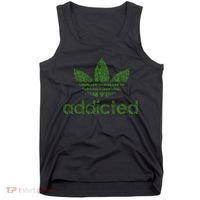 Addicted Weed Logo Tank Top thumb 0
