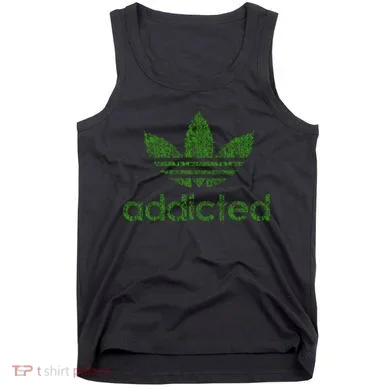 Addicted Weed Logo Tank Top