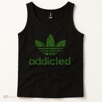 Addicted Weed Logo Tank Top thumb 2
