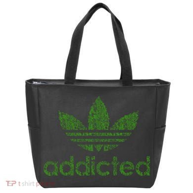 Addicted Weed Logo Tote Bag