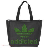 Addicted Weed Logo Tote Bag thumb 0