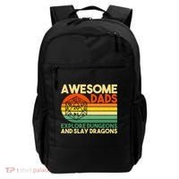 Awesome Dads Explore Dungeons DM RPG Dice Dragon Backpack thumb 0