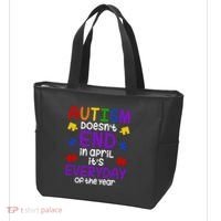 Autism Doesnt End In April Its Everyday Of The Year Tote Bag thumb 3