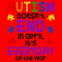 Autism Doesnt End In April Its Everyday Of The Year Santa Hat thumb 1