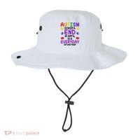 Autism Doesnt End In April Its Everyday Of The Year Bucket Hat thumb 0