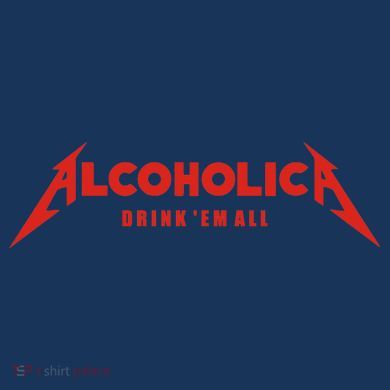 Alcoholica Drink 'Em All Kids Tie-Dye T-Shirt