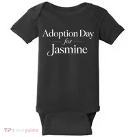 Adoption Day For Jasmine Baby Bodysuit thumb 0