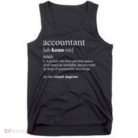 Accountant Definition Funny Accounting Gift TShirt Tank Top thumb 0