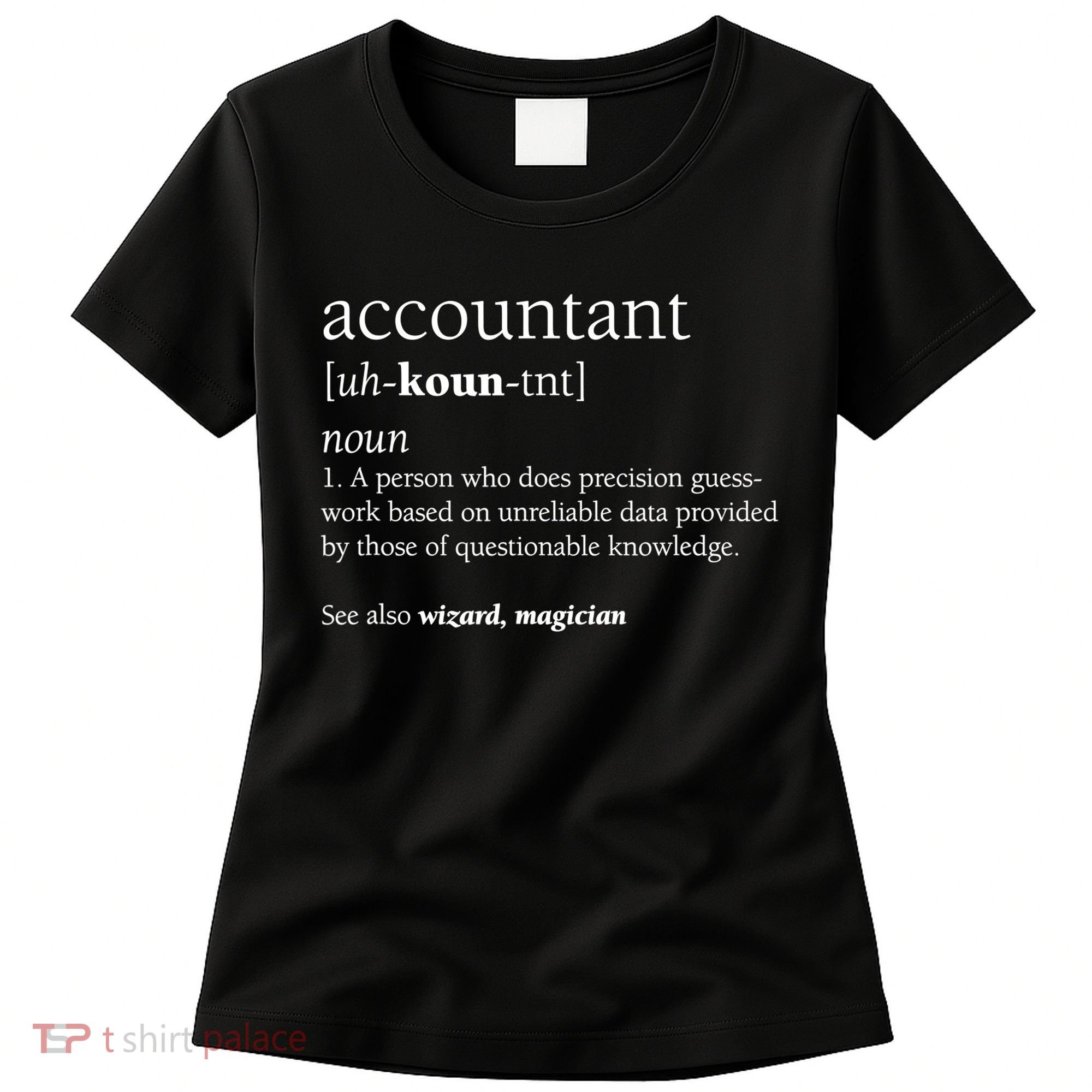 Accountant Definition Funny Accounting Gift TShirt Women's T-Shirt
