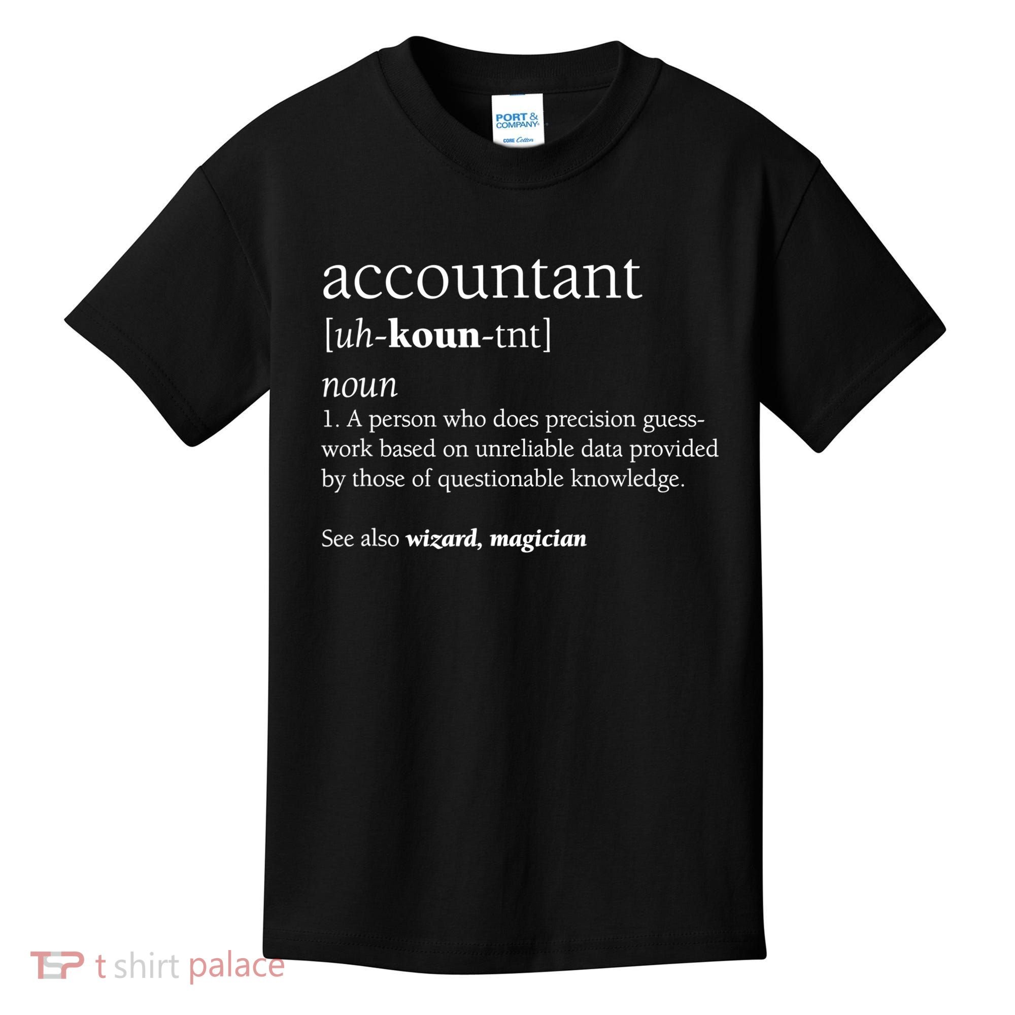 Accountant Definition Funny Accounting Gift TShirt Kids T-Shirt