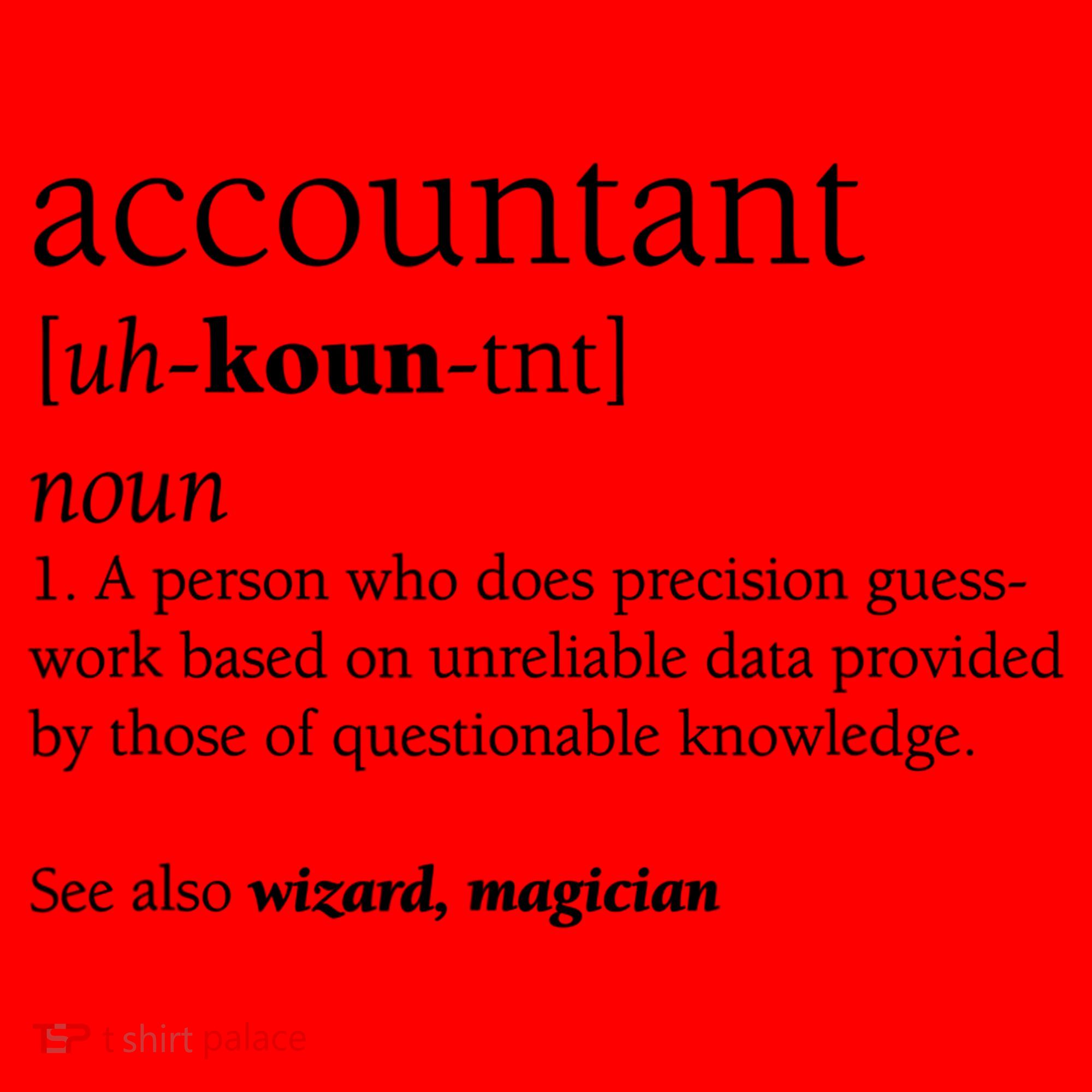 Accountant Definition Funny Accounting Gift TShirt Santa Hat