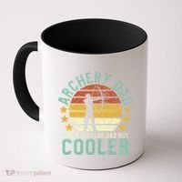 Archery Dad Funny Fathers Day Gift For Archer Bow Hunter Coffee Mug thumb 0