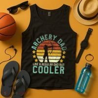 Archery Dad Funny Fathers Day Gift For Archer Bow Hunter Tank Top thumb 4