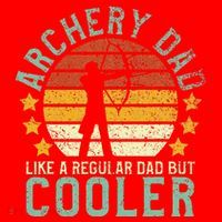 Archery Dad Funny Fathers Day Gift For Archer Bow Hunter Santa Hat thumb 1