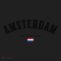 Amsterdam Dutch Flag Souvenir Netherlands Travel Patriotic Beanie thumb 2