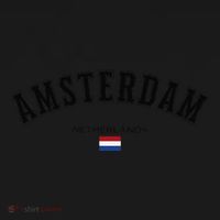 Amsterdam Dutch Flag Souvenir Netherlands Travel Patriotic Coaster thumb 2