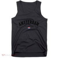 Amsterdam Dutch Flag Souvenir Netherlands Travel Patriotic Tank Top thumb 0