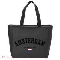 Amsterdam Dutch Flag Souvenir Netherlands Travel Patriotic Tote Bag thumb 0
