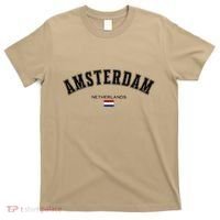 Amsterdam Dutch Flag Souvenir Netherlands Travel Patriotic T-Shirt thumb 0