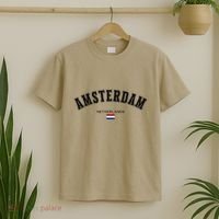 Amsterdam Dutch Flag Souvenir Netherlands Travel Patriotic T-Shirt thumb 2