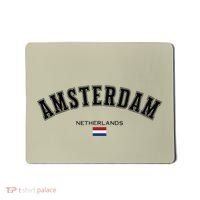 Amsterdam Dutch Flag Souvenir Netherlands Travel Patriotic Mousepad thumb 0