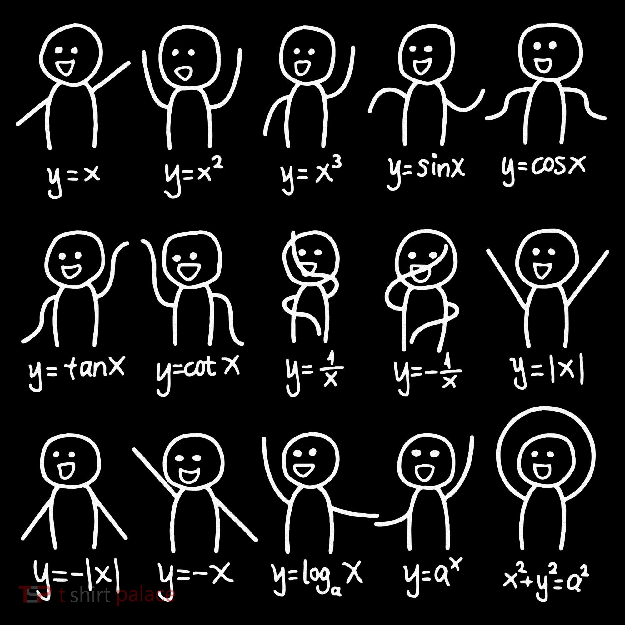 Algebra Dance Funny Graph Figures Math Equation Polo