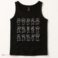Algebra Dance Funny Graph Figures Math Equation Tank Top thumb 2