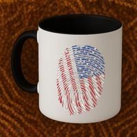 American DNA Fingerprint Coffee Mug thumb 2