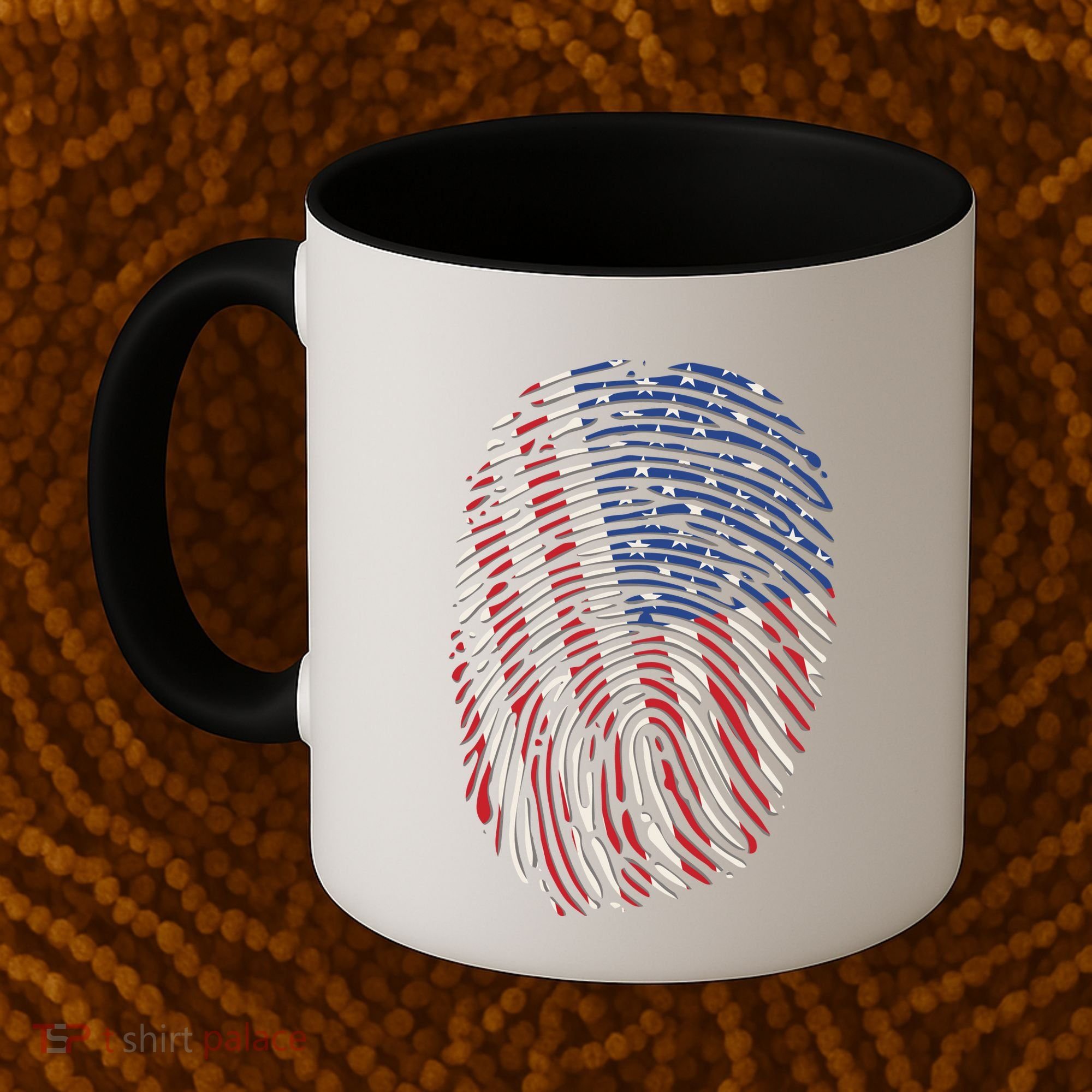 American DNA Fingerprint Coffee Mug