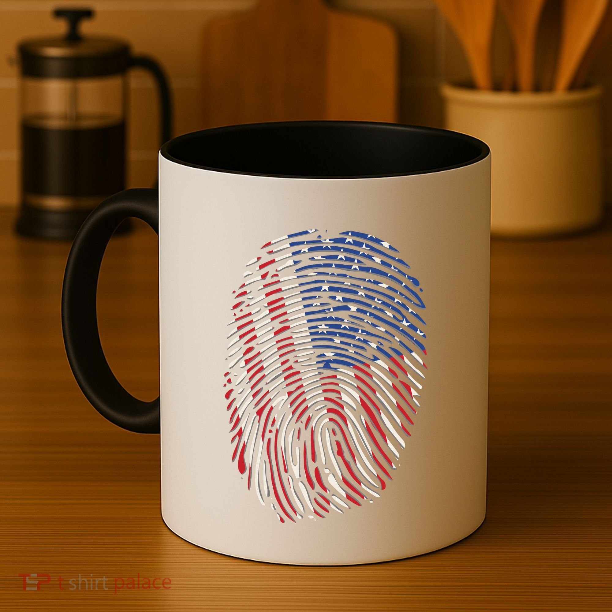 American DNA Fingerprint Coffee Mug