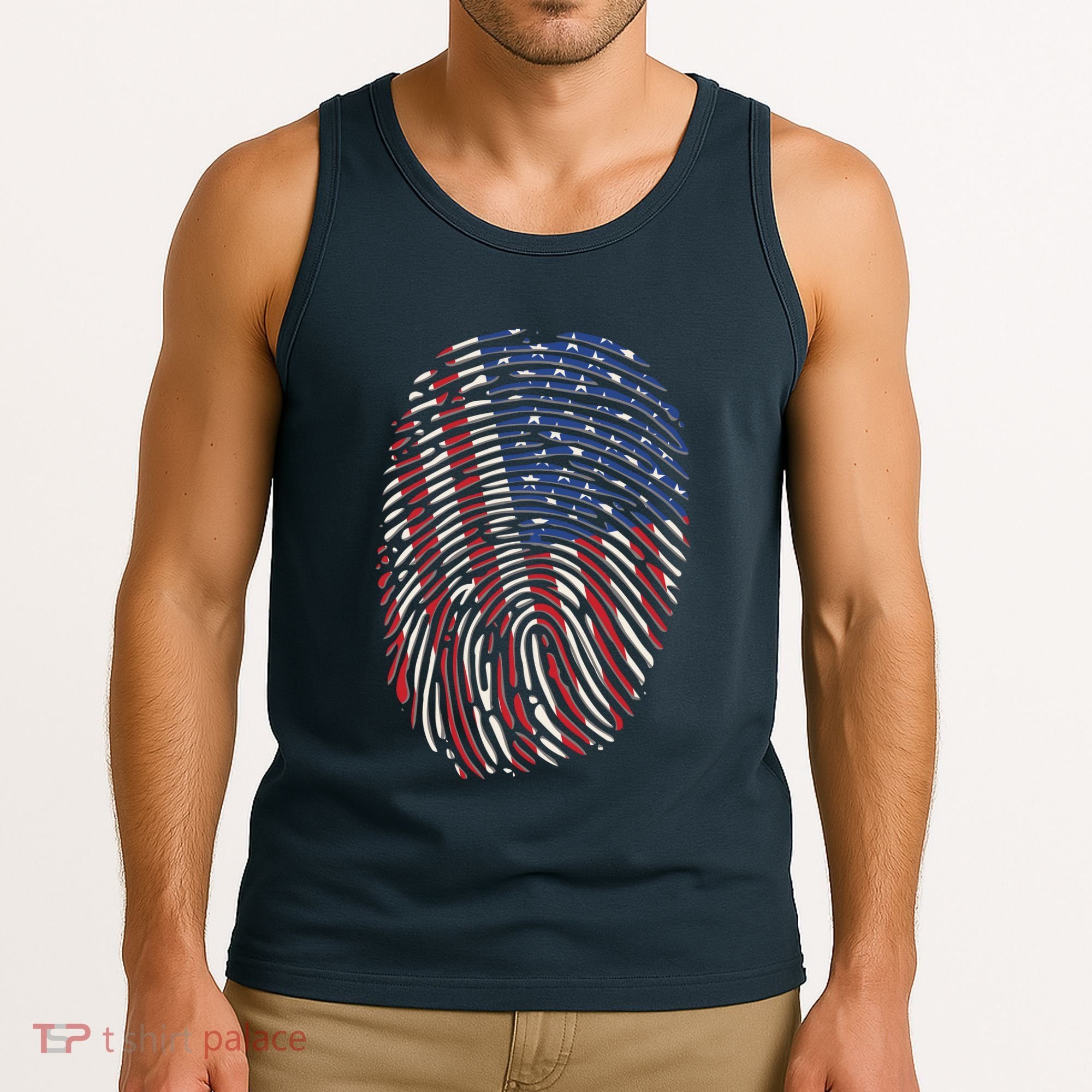 American DNA Fingerprint Tank Top