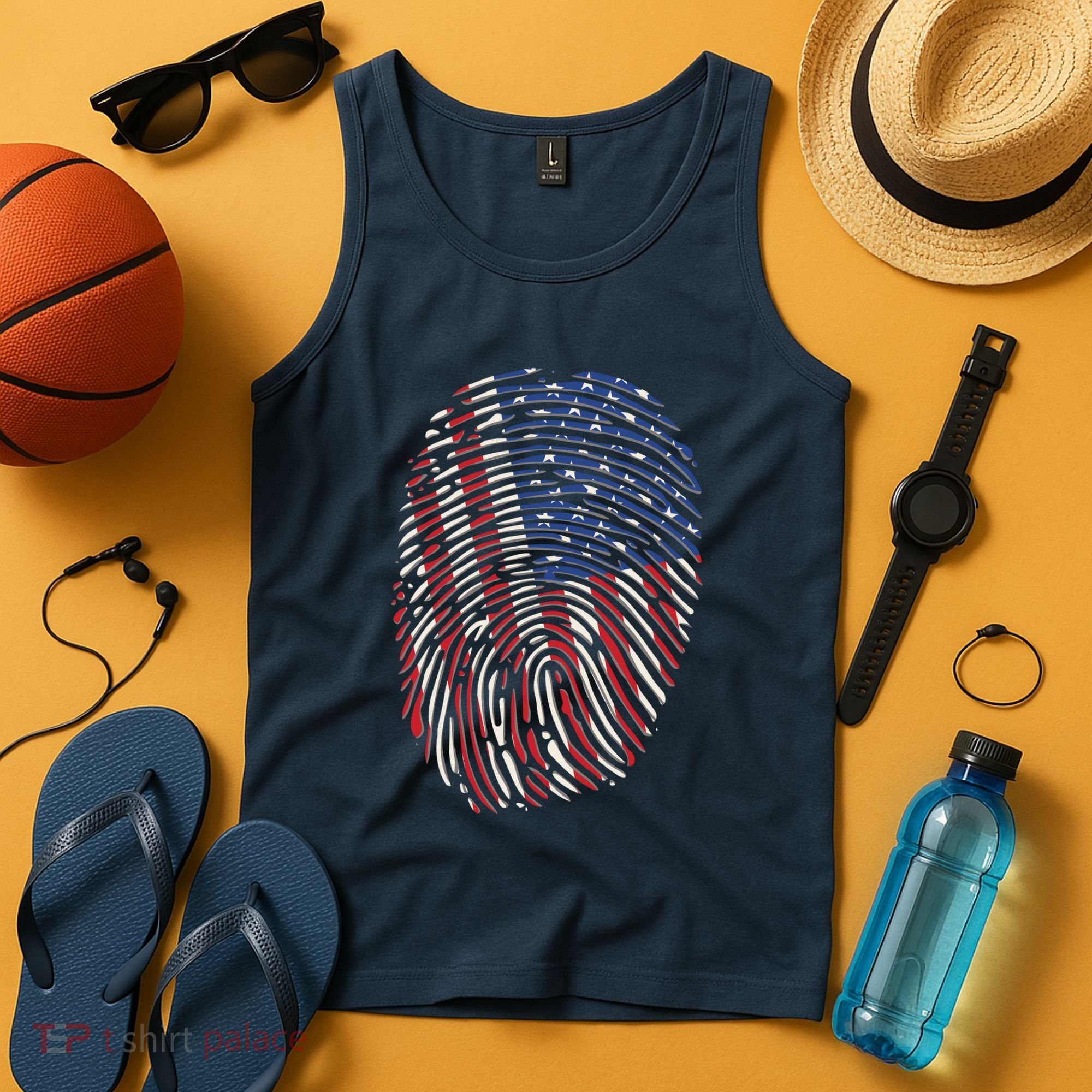 American DNA Fingerprint Tank Top