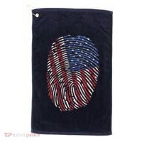 American DNA Fingerprint Golf Towel thumb 0