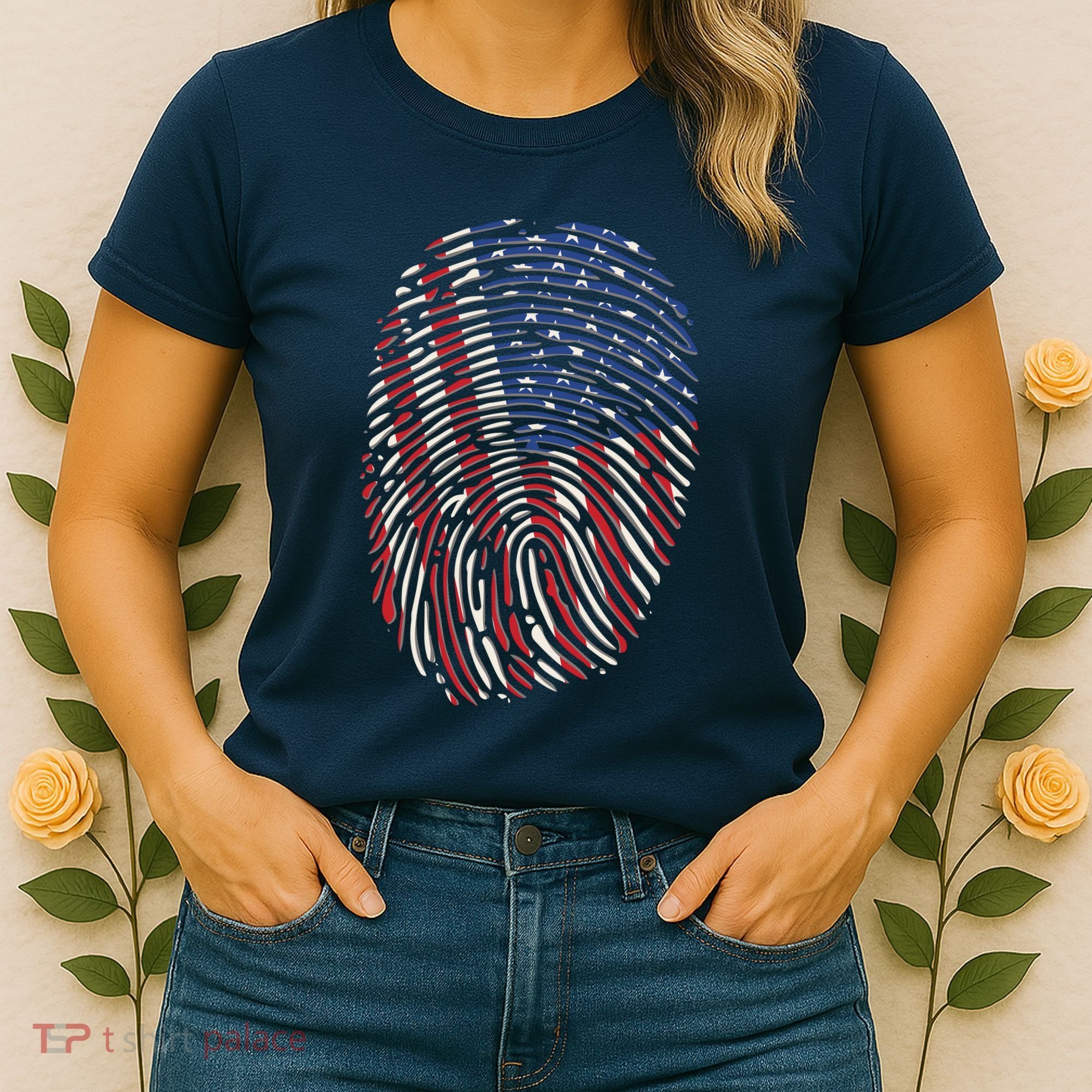 American DNA Fingerprint Women's T-Shirt