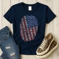 American DNA Fingerprint Women's T-Shirt thumb 3